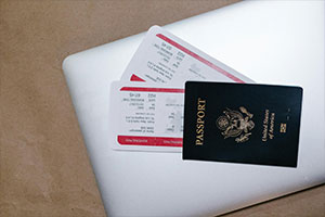 airline tickets with U.S. passport