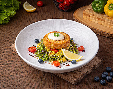 Crab Cakes (ทอดมันปู) - Angle 2