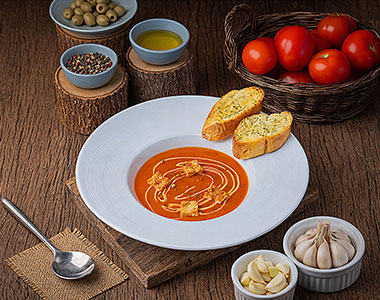 Cream Of Tomato Soup (ครีมซุปมะเขือเทศ) - Angle 2