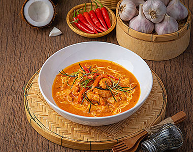 Paneng Curry - Neua/Goong/Pla/Gai/Moo (พะเเนง เนื้อ/กุ้ง/ปลา/ไก่/หม) - Angle 1