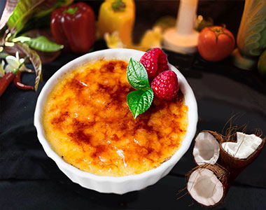 Coconut Crème Brûlée ครีมบรูเล่มะพร้าว