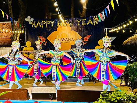 03-Manora Dancers On Stage At Anavana New Year's Eve 2024 Fiesta