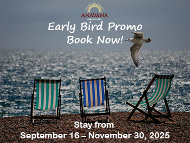 Anavana Beach Resort Early Bird Promotion Flyer