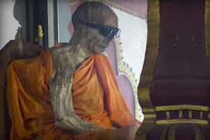 mummified monk at Koh Samui, Thailand