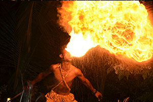 On Koh Samui, you will find a many fire dance performance groups all with some unique trademark act.